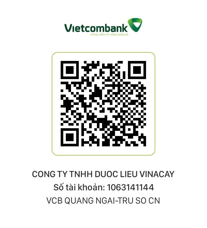 QR chuyển khoản Vietcombank - Vinacay
